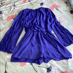 Royal Blue Romper